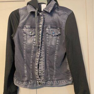 Girls Unpublished Jean Jacket/Sweatshirt - Size Medium